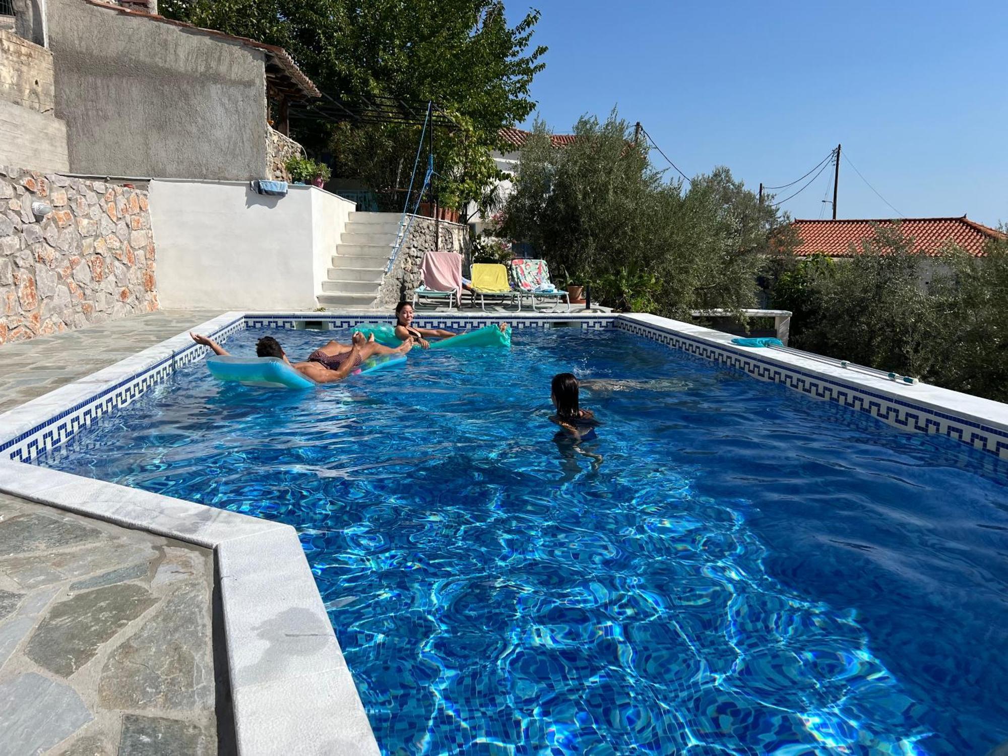 Maison Charme Avec Piscine Privee, Pres De La Mer A Sappounakeika, Tyros Sapounakeika Exterior photo